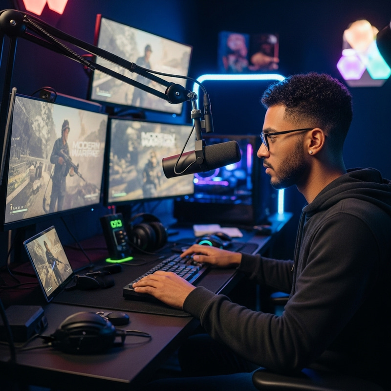 Dynamic Warzone Streamer from South Asia