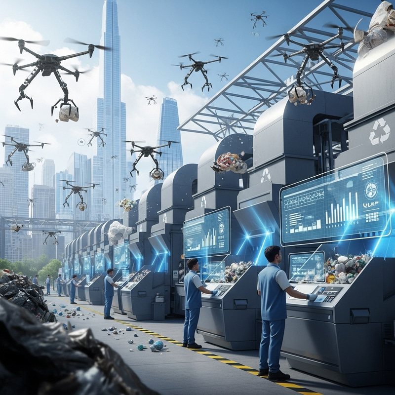 Futuristic Waste Management | The Future of Recycling Tech