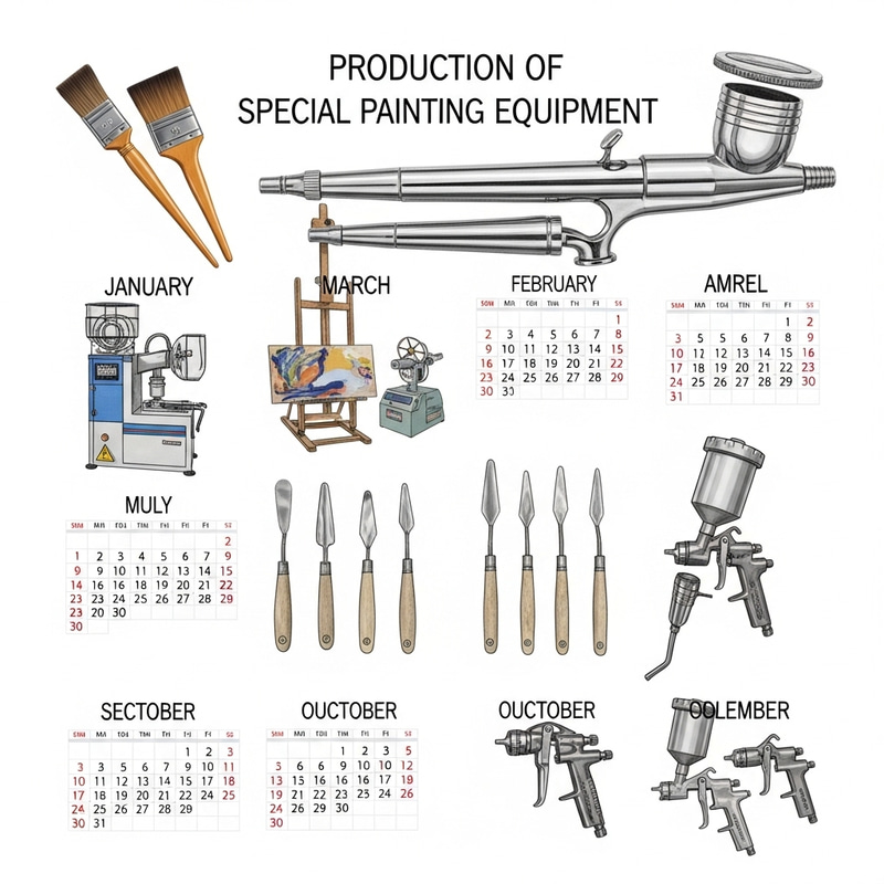 Special Painting Equipment Calendar | Production Showcase