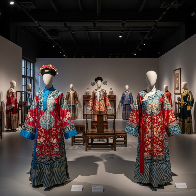 Old Qian Dynasty Clothing Exhibition | Traditional Attires Showcase Old Qian Dynasty Clothing Exhibition | Traditional Attires Showcase