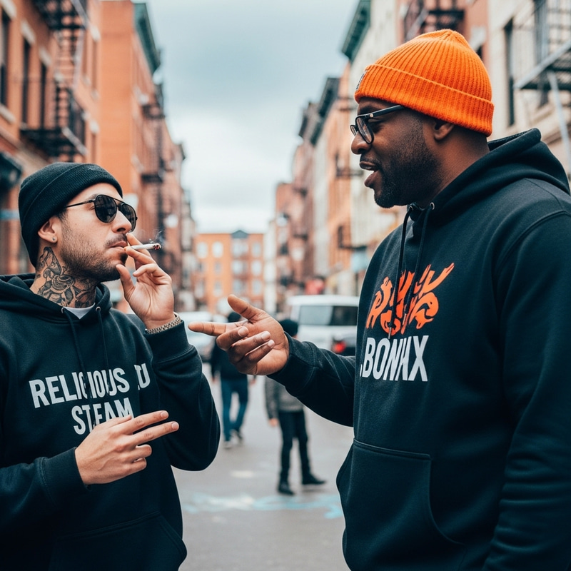 Pope Smoke & President López Obrador in Bronx Scene Pope Smoke & President López Obrador in Bronx Scene