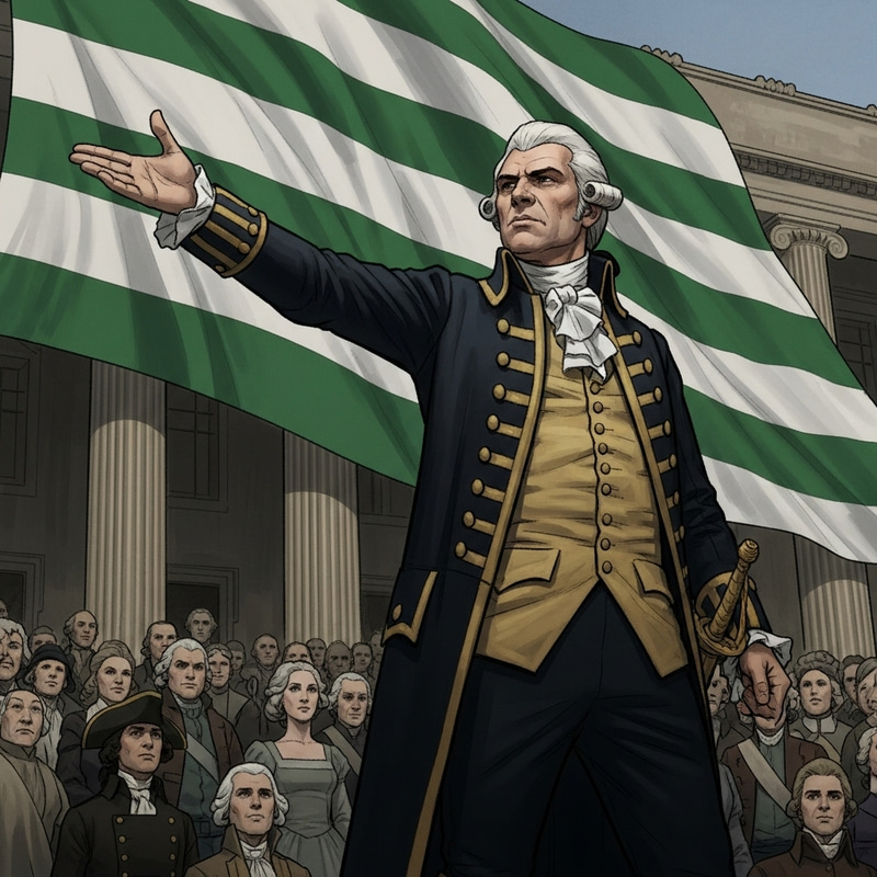 Muhammad Ali Jinnah Addressing Pakistani Nation with Flag Waving Background Muhammad Ali Jinnah Addressing Pakistani Nation with Flag Waving Background