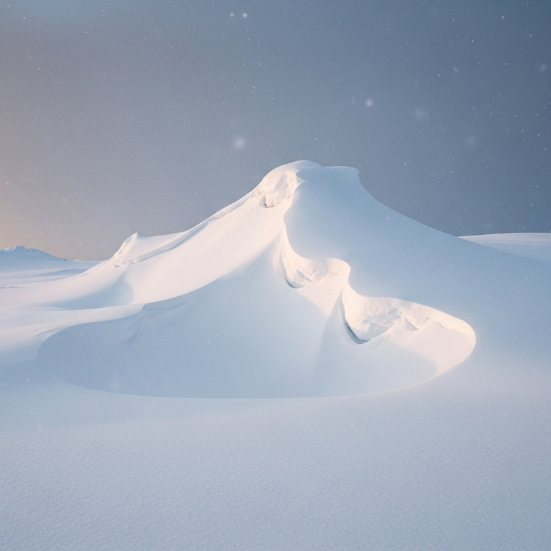 Snowdrift Landscape - Winter Wonderland Beauty Snowdrift Landscape - Winter Wonderland Beauty