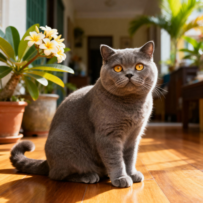 Cute British Shorthair Cat in Singapore | Adorable Pets