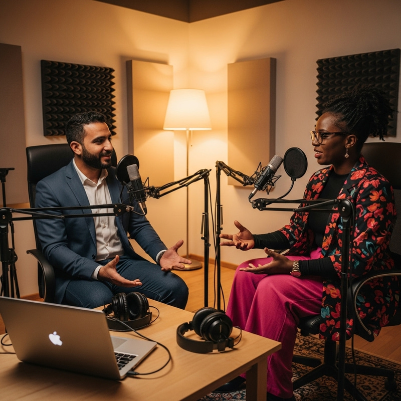 Diverse Podcast: Conversing Middle-Eastern Man & Black Woman Diverse Podcast: Conversing Middle-Eastern Man & Black Woman