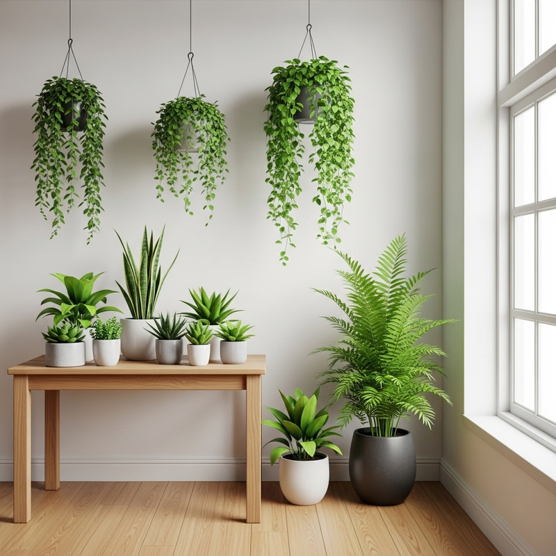 Plants for Serene Minimalist Setting Plants for Serene Minimalist Setting