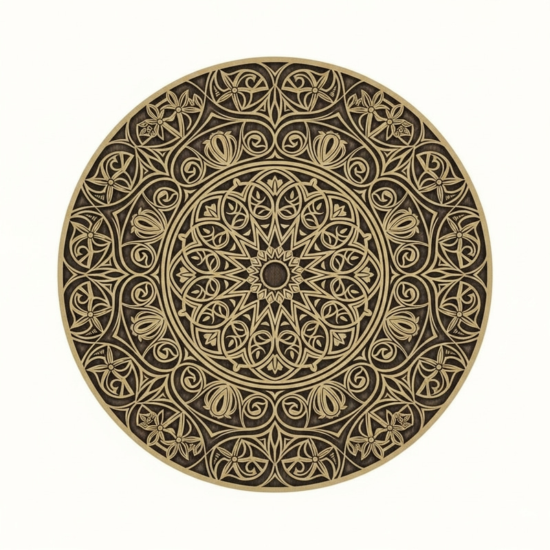 Elegant Circular Design: Symmetry & Precision