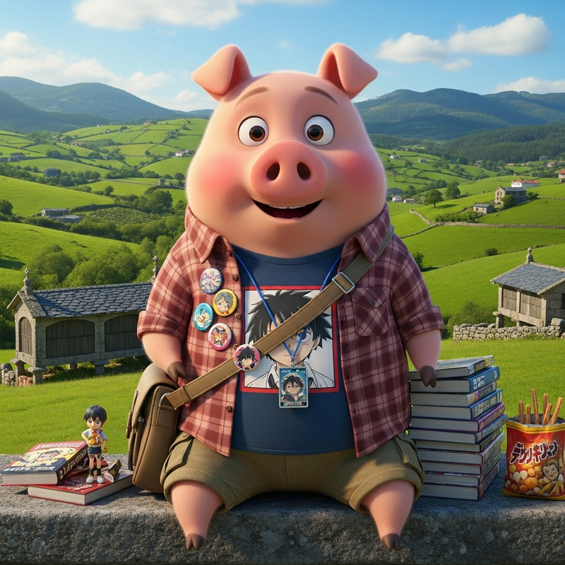 Pepa Pig Otaku in Galicia - A Cute Adventure