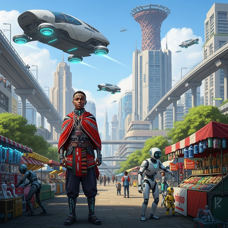 Afrofuturistic Youth in Nairobi City Afrofuturistic Youth in Nairobi City