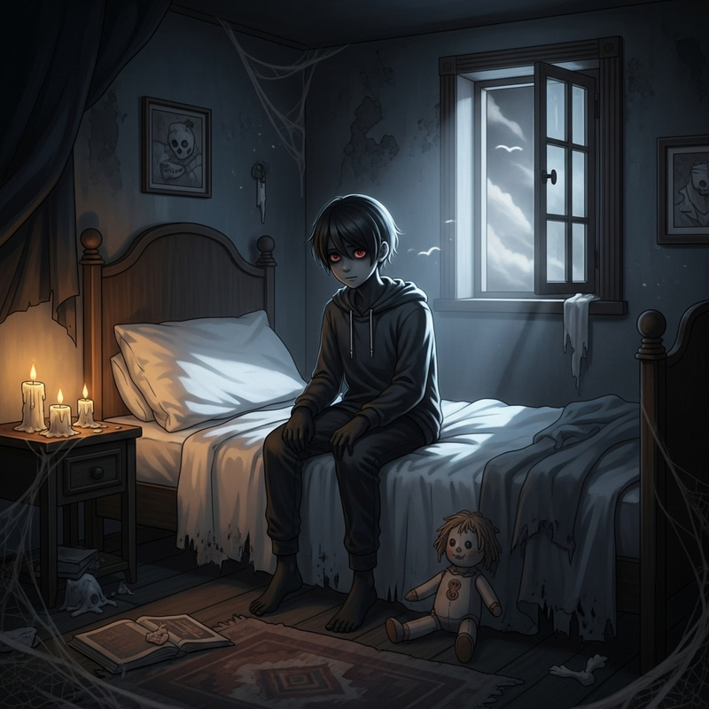 Eerie Encounter: Young Black Ghost in Haunted Lighthouse Bedroom Eerie Encounter: Young Black Ghost in Haunted Lighthouse Bedroom