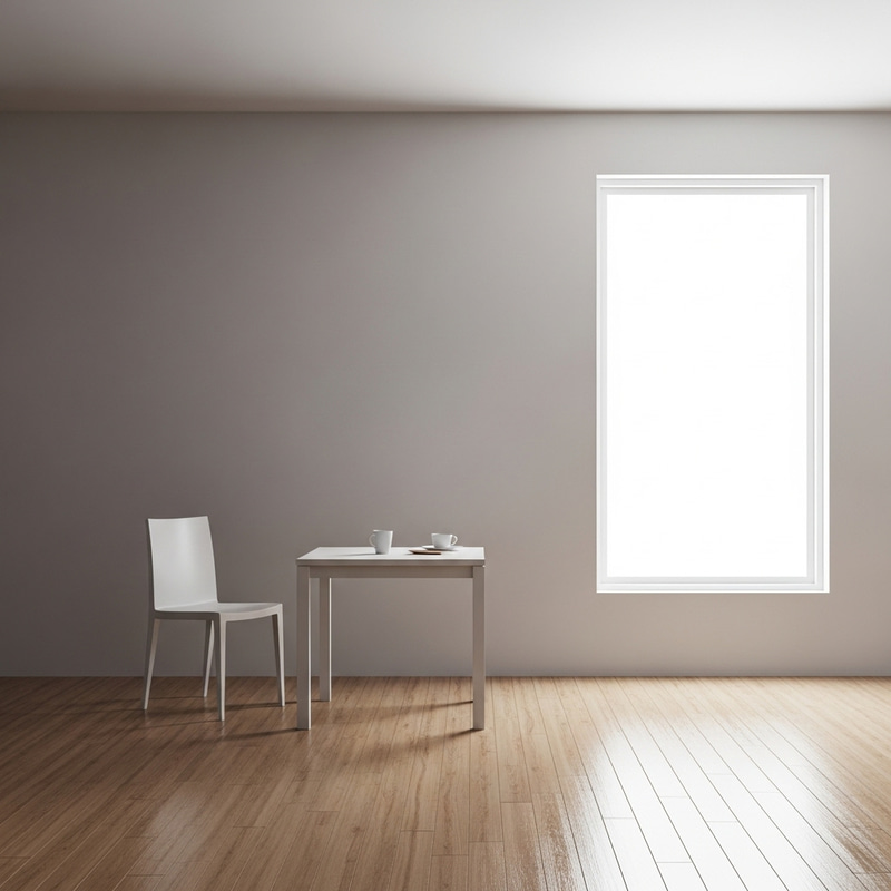 Tranquil Minimalist Space: Peaceful Design Scene Tranquil Minimalist Space: Peaceful Design Scene