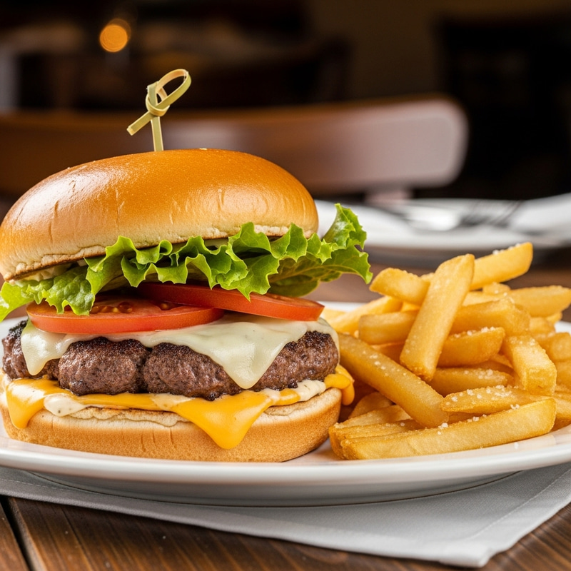 Scrumptious 20% Fat Hamburguesa | Fluffy Buns & Melted Cheese Scrumptious 20% Fat Hamburguesa | Fluffy Buns & Melted Cheese