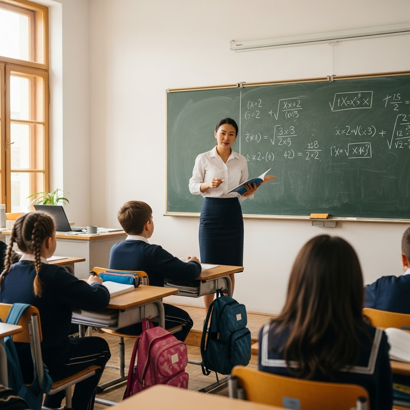 Inspiring School Teacher in Action Inspiring School Teacher in Action
