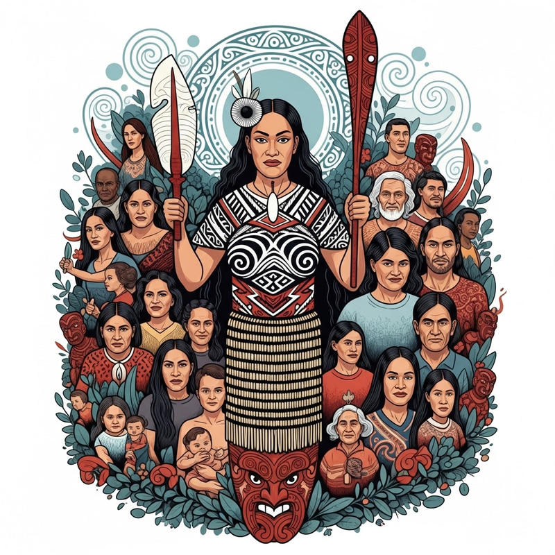 Maori Goddess of Humankind: Vibrant Representation in Maori Art Maori Goddess of Humankind: Vibrant Representation in Maori Art