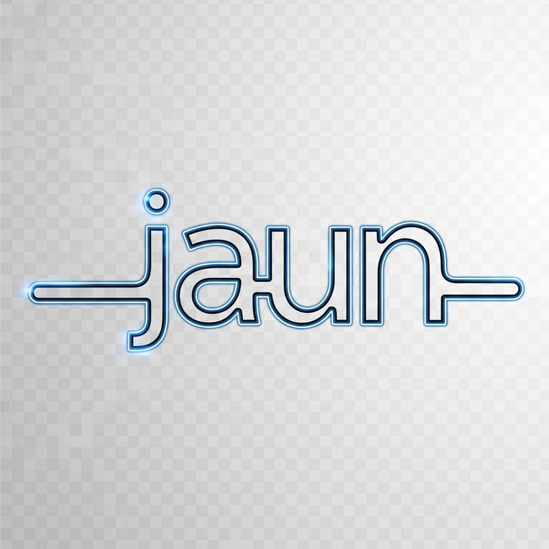 Creative Linear Icon Design with 'jaun' Incorporation - Transparent Background Creative Linear Icon Design with 'jaun' Incorporation - Transparent Background