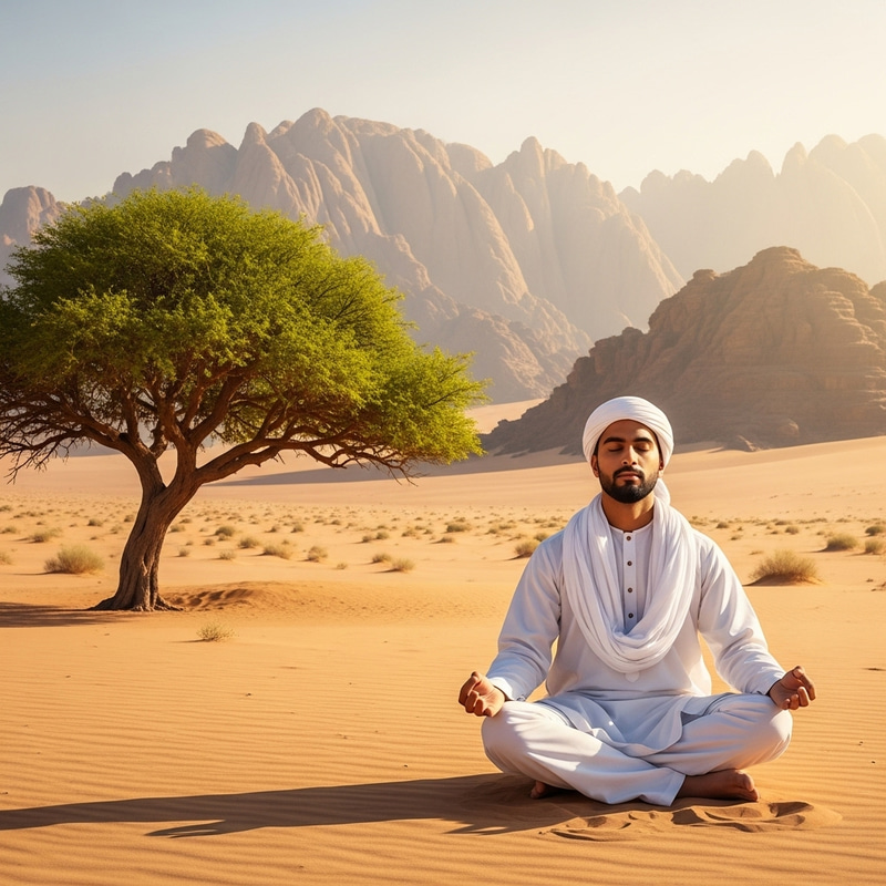 Soulful Desert Meditation: Inner Peace Amongst Nature's Marvels