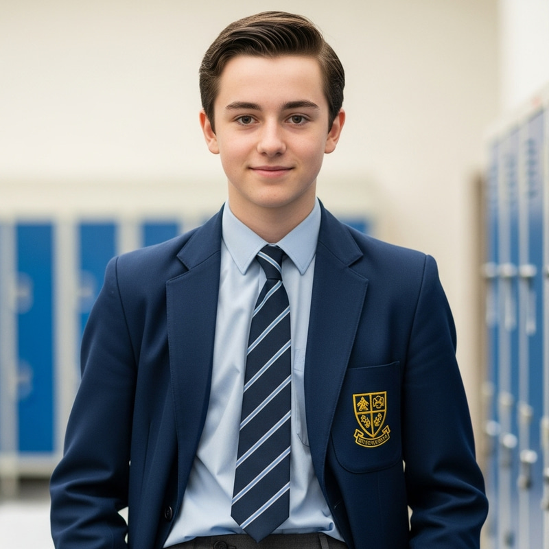 Schoolgirl in Proper Uniform Schoolgirl in Proper Uniform