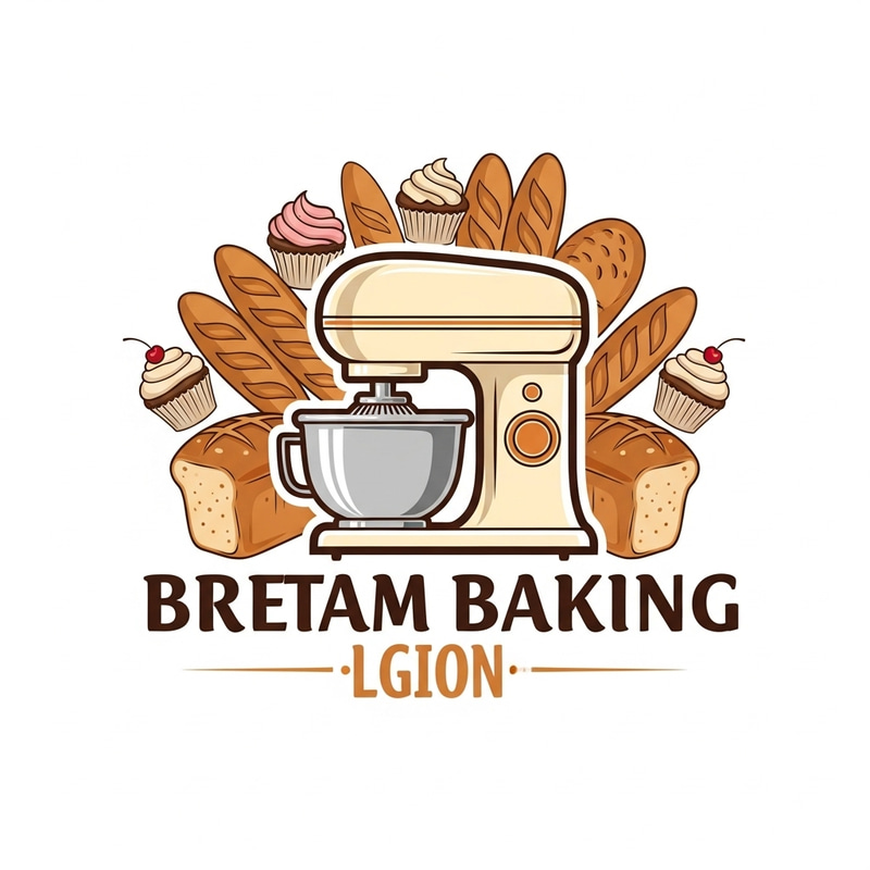 Logo Design for a Bread Mixer & Baked Goods