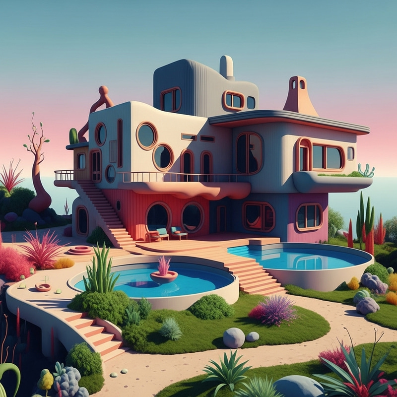 Abstract Dream House Art | Contemporary Design Abstract Dream House Art | Contemporary Design