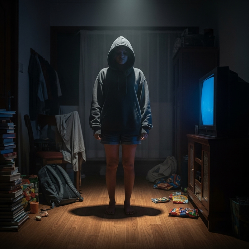 Mysterious Woman in Dark Room | Ambient Glow Shadows Mysterious Woman in Dark Room | Ambient Glow Shadows