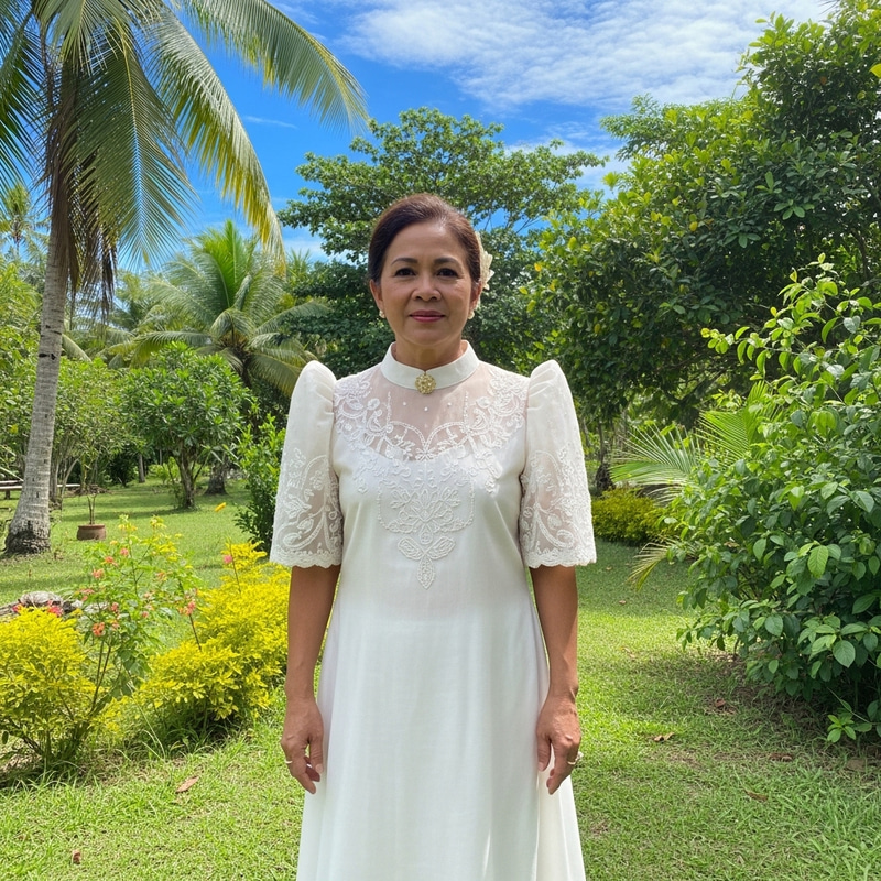 Celebrate Filipiniana Dress: Butterfly Sleeves & Local Elegance Celebrate Filipiniana Dress: Butterfly Sleeves & Local Elegance