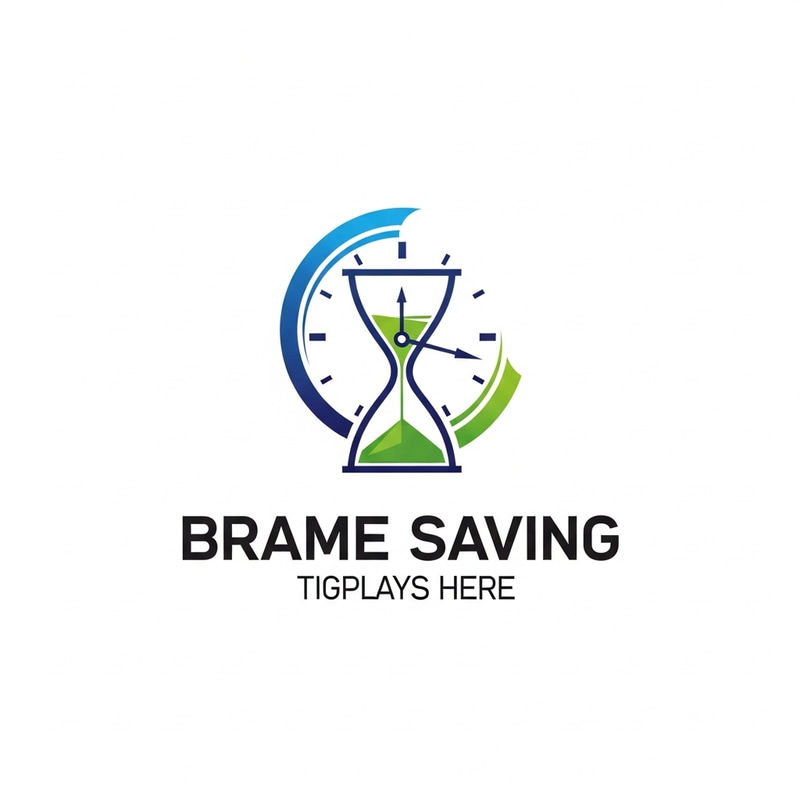 Modern Time-Saving Product Logo Design