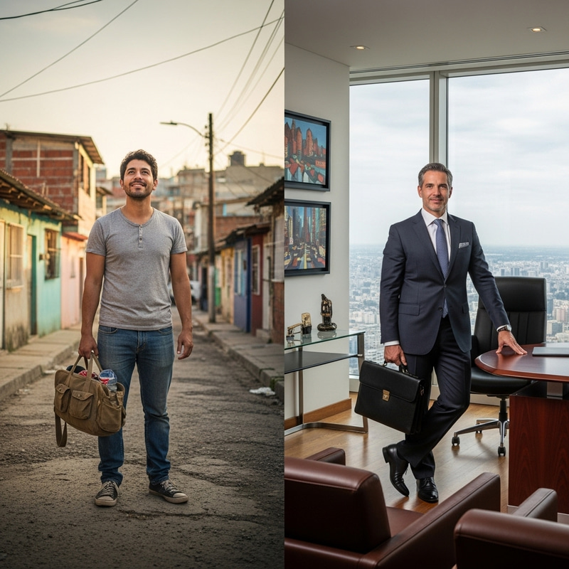 From Poor Man to Billionaire: A Visual Transformation Story