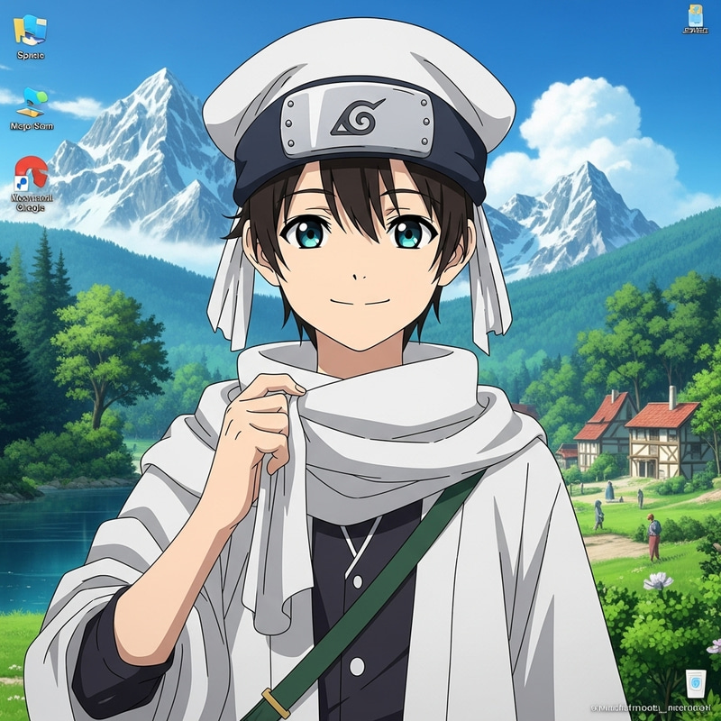 Anime Character Desktop Wallpaper in Serene Beauty Anime Character Desktop Wallpaper in Serene Beauty