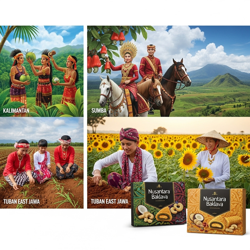 Cultural Fusion in Nusantara Baklava: Kalimantan, Sumba, East & West Java
