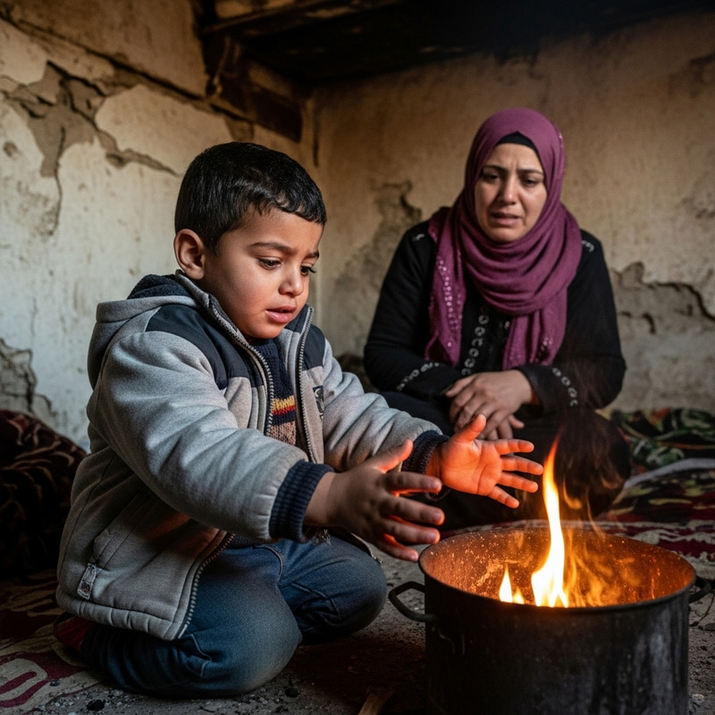 Heartbreaking Portrait: Desperation and Resilience in a Humble Lebanese Home Heartbreaking Portrait: Desperation and Resilience in a Humble Lebanese Home