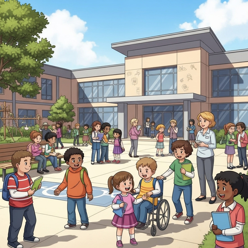 Inclusive School for Special Needs Students with Accessible Facilities Inclusive School for Special Needs Students with Accessible Facilities