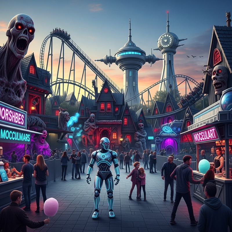 Futuristic Horror & Sci-Fi Theme Park | Thrill Seekers' Paradise Futuristic Horror & Sci-Fi Theme Park | Thrill Seekers' Paradise