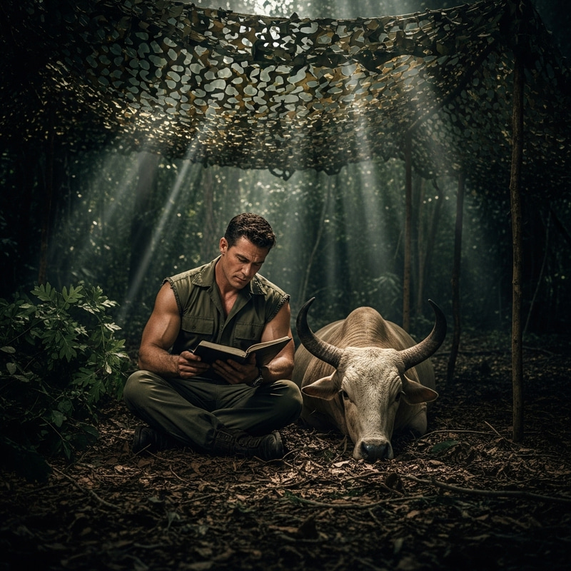 Marlon Brando as Colonel Kurtz | Sweaty Jungle Solitude Marlon Brando as Colonel Kurtz | Sweaty Jungle Solitude