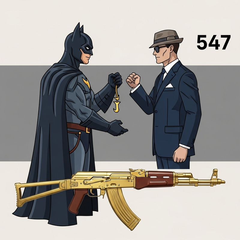 Batman and James Bond: Dark Caped Superhero Meets Suave Secret Agent Batman and James Bond: Dark Caped Superhero Meets Suave Secret Agent