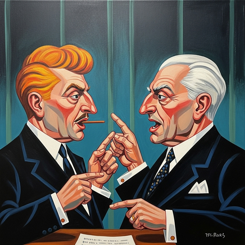 Pop Art Satire: Trump & Biden in Andy Warhol Style Pop Art Satire: Trump & Biden in Andy Warhol Style