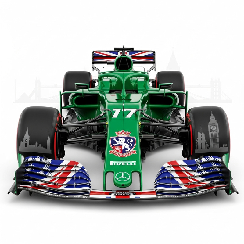 Custom Racing Car Design for British GP 2023 Custom Racing Car Design for British GP 2023