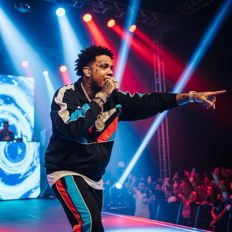 Talented Black Brazilian Rapper with Tattoos Talented Black Brazilian Rapper with Tattoos