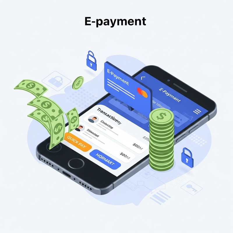 Modern E-Payment Application: Secure Transactions & Quick Pay Features Modern E-Payment Application: Secure Transactions & Quick Pay Features
