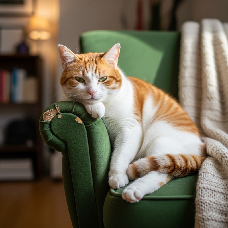 Cute Chubby Cat - Adorable Feline Photos