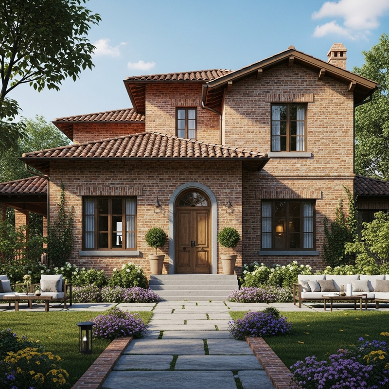 Charming Villa with Brick Details Surrounded by Greenery | Luxury Stay Charming Villa with Brick Details Surrounded by Greenery | Luxury Stay