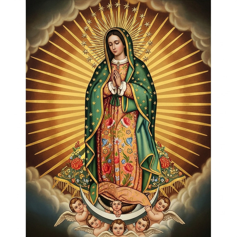 Virgin of Guadalupe: Iconic Mexican Religious Figure Virgin of Guadalupe: Iconic Mexican Religious Figure
