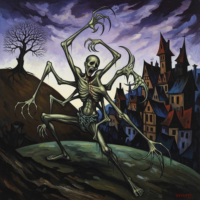 Eerie Expressionist Nightmare | Silent Hill Creature Eerie Expressionist Nightmare | Silent Hill Creature