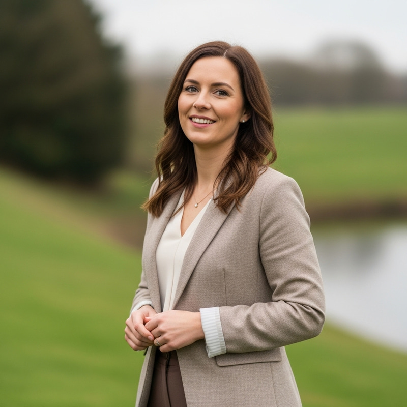 Mid-30s Woman in Smart Casual Attire | Middlesbrough Contentment