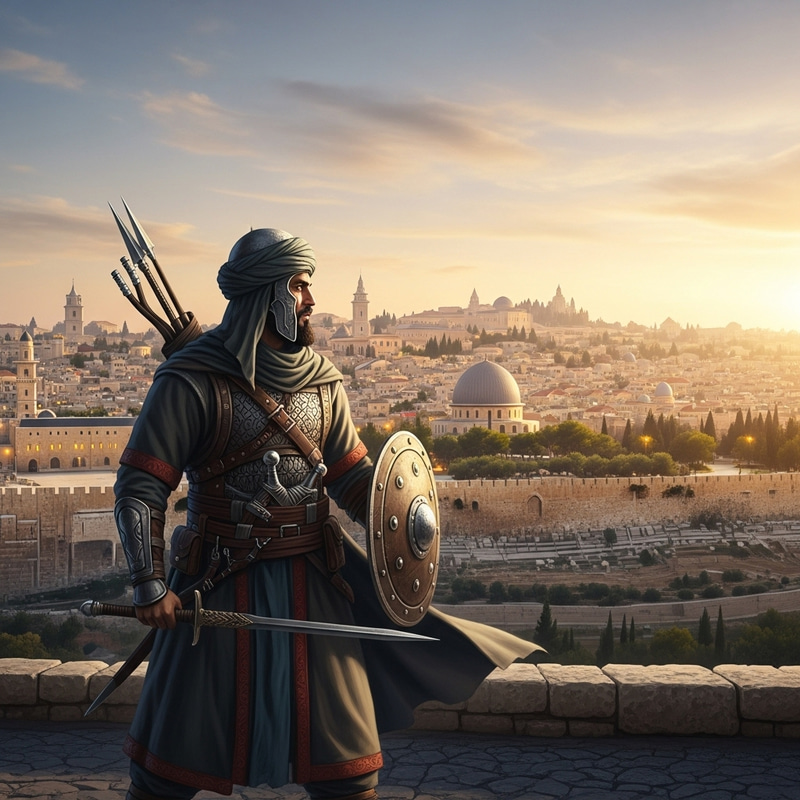 Arab Muslim Warrior Reconquering Jerusalem | Courage and Valor Arab Muslim Warrior Reconquering Jerusalem | Courage and Valor