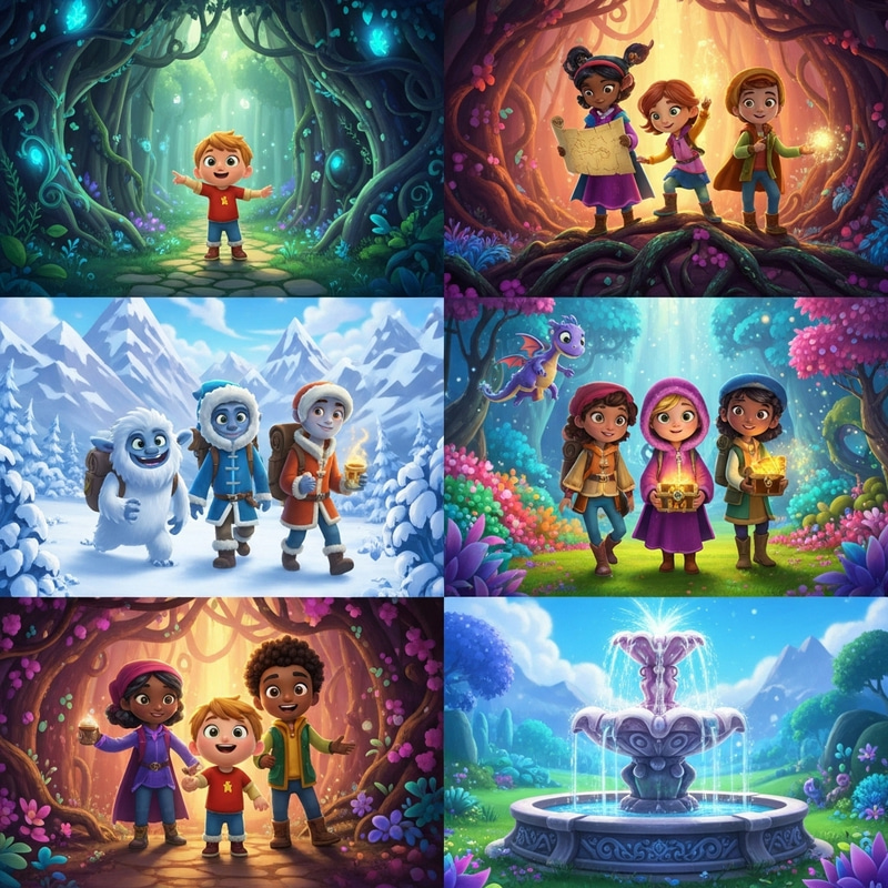 Magical Journey of Bruno and Cousins in Brightlandia Magical Journey of Bruno and Cousins in Brightlandia