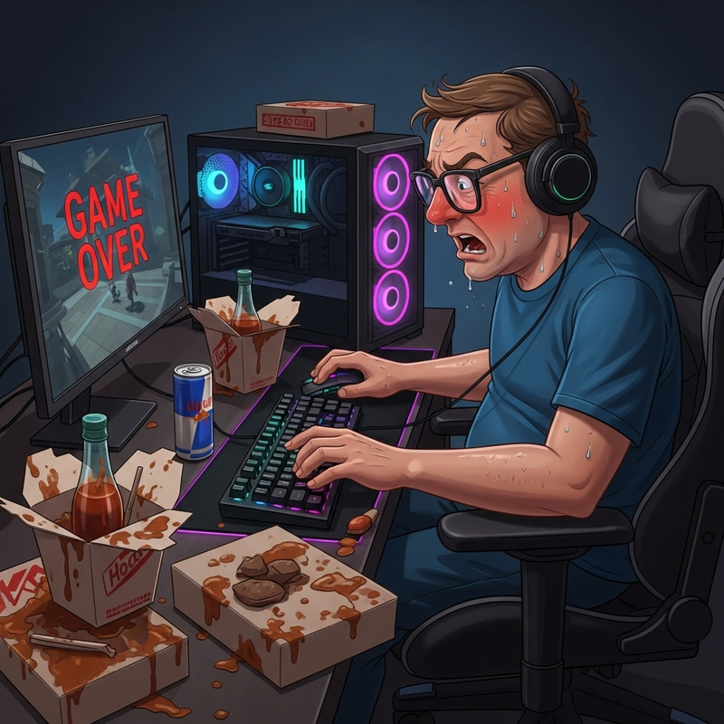 Hilarious PC Gamer Fails: Middle-Aged Man Battles Game Over Hilarious PC Gamer Fails: Middle-Aged Man Battles Game Over