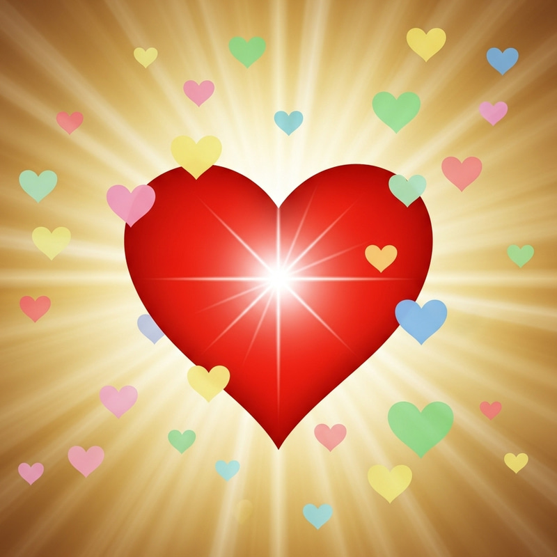 Amor: Vibrant Abstract Heart Symbol of Love Amor: Vibrant Abstract Heart Symbol of Love