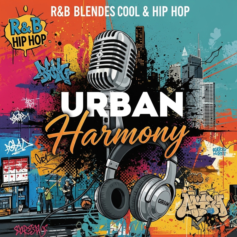 R&B Hip Hop Beats Album Cover Design R&B Hip Hop Beats Album Cover Design