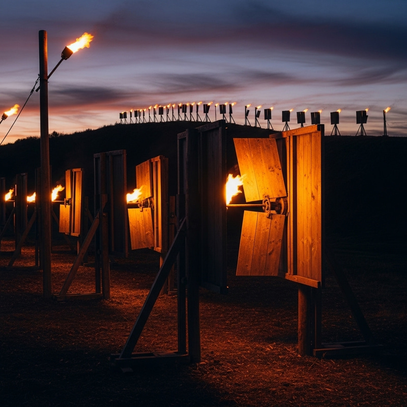 Optical Telegraph with Torches and Tablets - Amazing Visual Communication Optical Telegraph with Torches and Tablets - Amazing Visual Communication