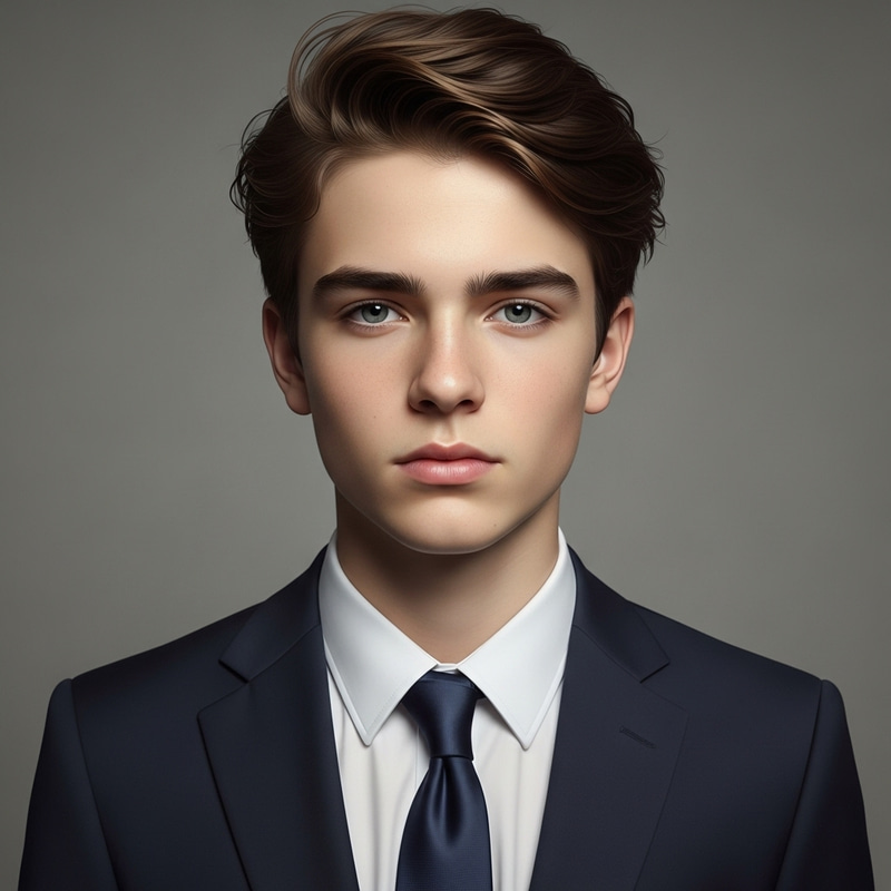 Sophisticated NFT Artwork of Teenage Boy Sophisticated NFT Artwork of Teenage Boy